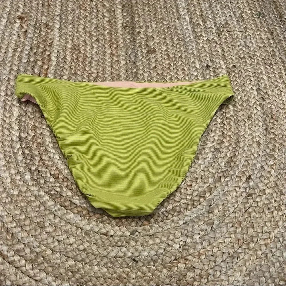 J crew bikini bottom XXL Ribbed high rise cheeky bikini - Picture 2 of 4